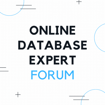 Online Database Expert Forum
