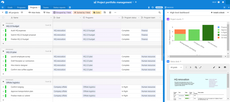airtable for project management