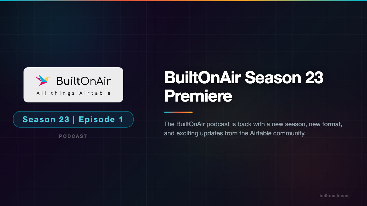 [S23-E01] BuiltOnAir Returns