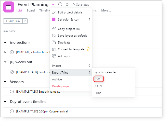 Asana_exportcsv