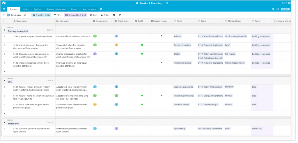 airtable screenshot